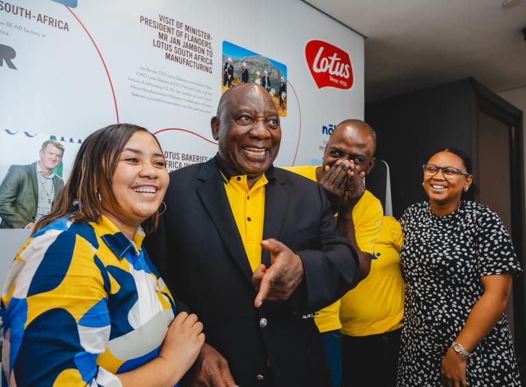 Visit of President Ramaphosa at our procuction site in Wolseley 2 May 2024
